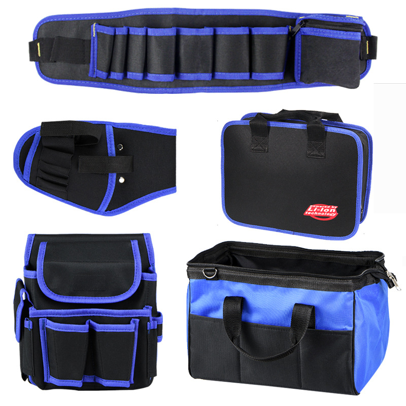 12V电动螺丝刀外室工具包16.8Ｖ锂电钻腰包套挂包便携式小电钻包