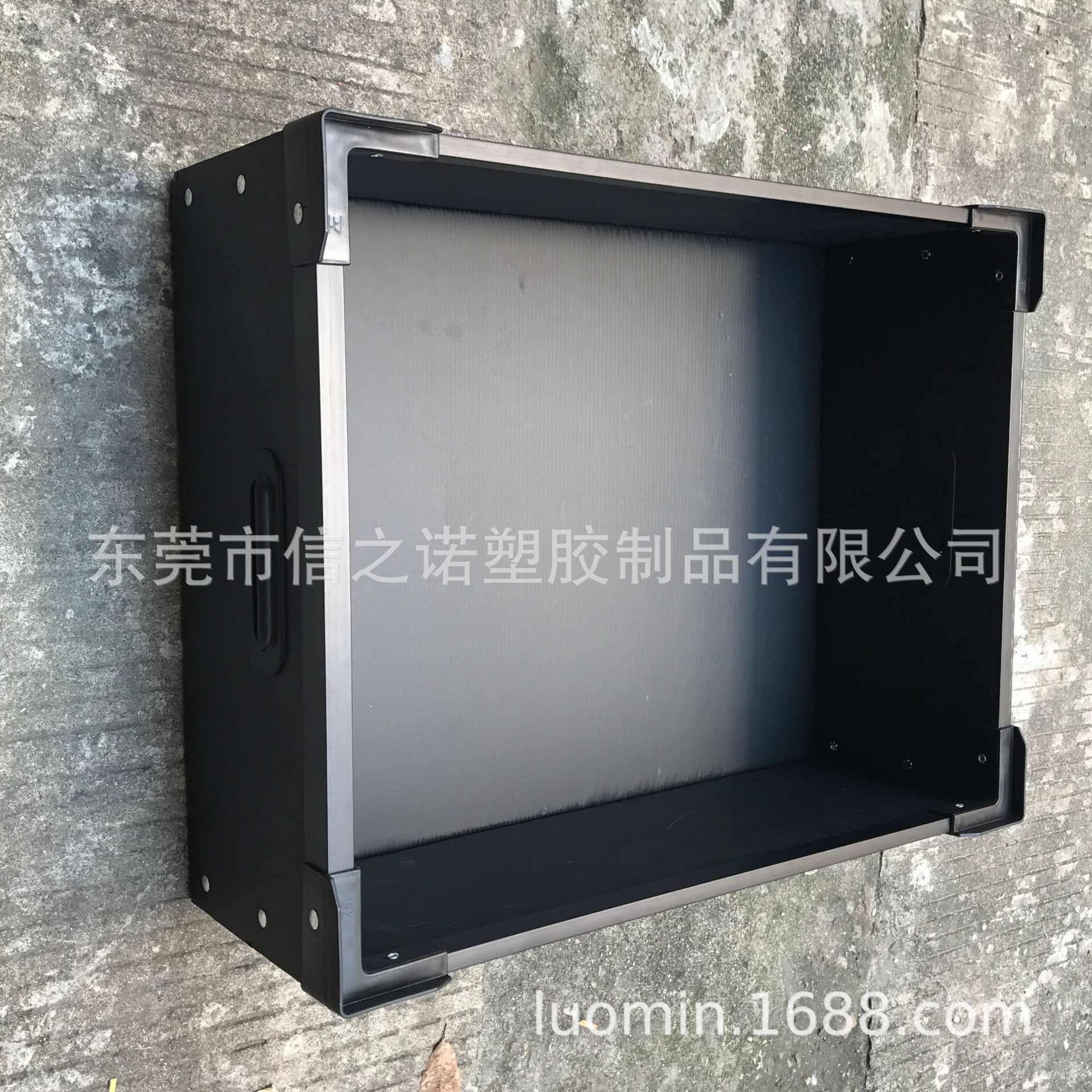 pp塑料中空板骨架箱 定制中空板刀卡骨架箱 瓦楞板骨架周转箱