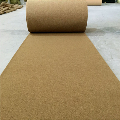 厂家供应卧室羊毛毡   剑麻底 防虫蛀隔热满地铺 可定制款式规格