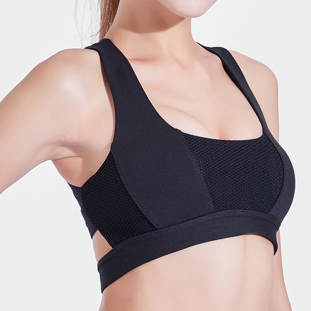 Sports bra shock proof stereotyped running fitness cross-back underwear vest bra