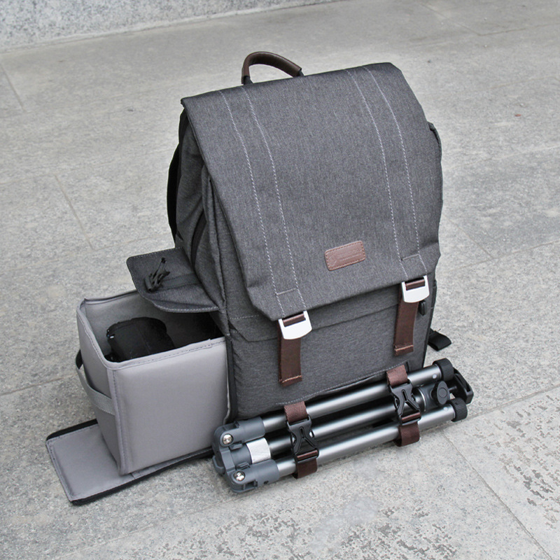 佰信数码相机包双肩佳能尼康索尼单反防水电脑背包微单专业摄影包|ms