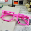 Children's glasses for baby, mosaic, lens, Korean style