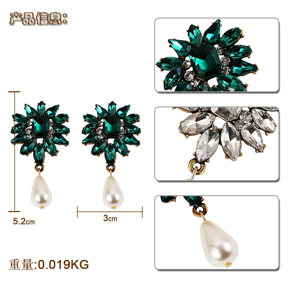 Alloy Fashion Geometric earring  white  Fashion Jewelry NHJQ11272whitepicture1