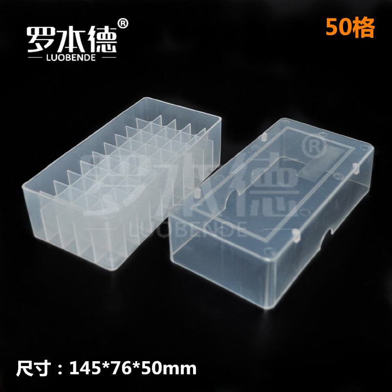 1.8ml 50 Plastic Frozen pipes box PP Material freezing tube box direct deal Haimen experiment Consumables