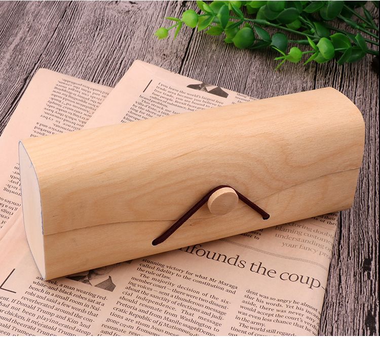 Simple Style Solid Color Veneer Unisex Glasses Case display picture 3