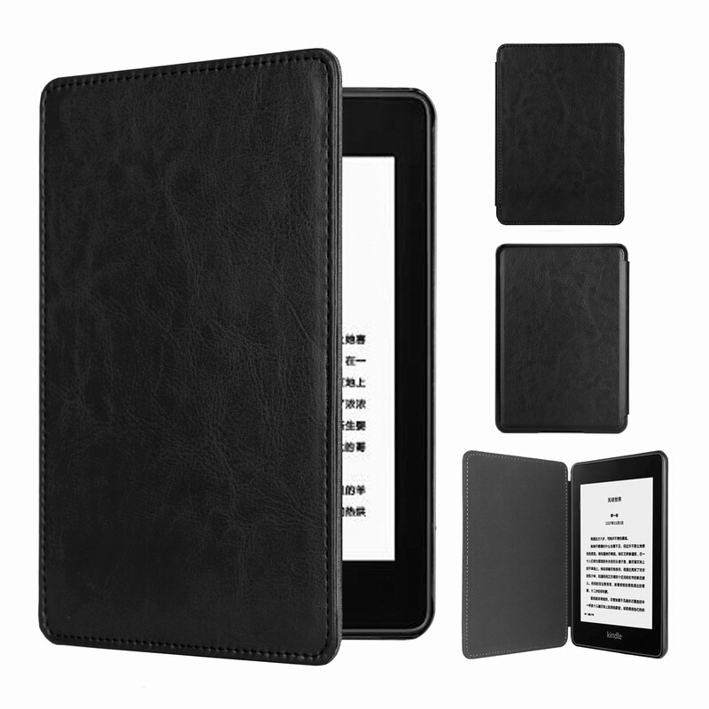 Suitable for kindle protective case 2018 paperwhite 4th generation leather case KPW4 car line protective case