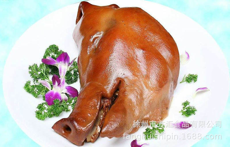 带骨猪头肉熟食即食鸿运当头有头有脸真空包裝商用卤熟食厂家批发-阿里巴巴