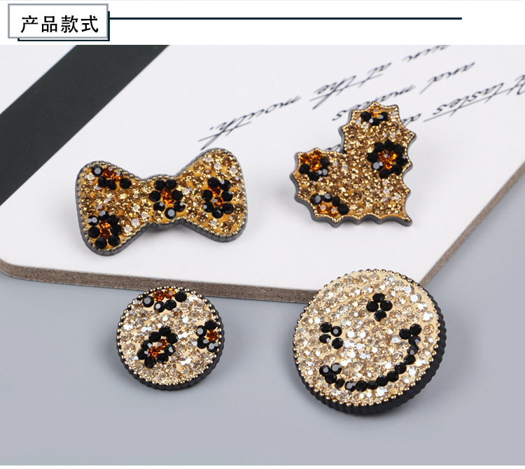 亚克力饰品配件 滴油散珠满钻异形珠 diy儿童饰品百搭饰品批发详情图4