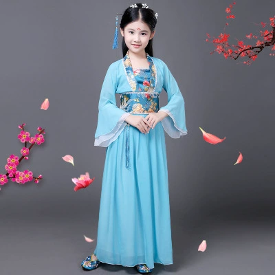 Костюм для детей Гучжэн для выступлений в костюме для женщин в китайском костюме для девочек в костюме фея для женщин