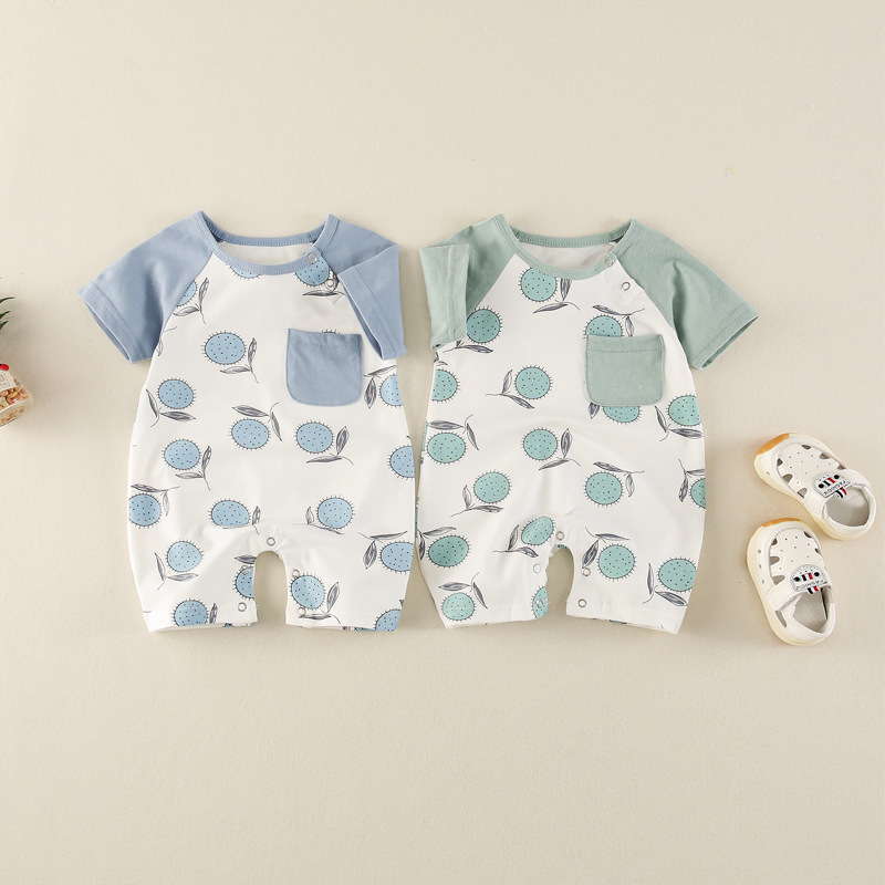 Newborn Bodysuit Climbing clothes Baby clothes Clothes & Accessories one-piece garment Xiabaobao Romper ins Explosive money On behalf of