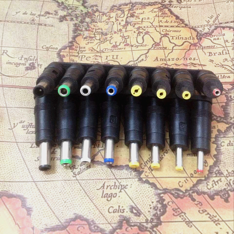 厂家直供DC转换头8位套笔记本适配器转接头5.5*2.1多功能电源转换