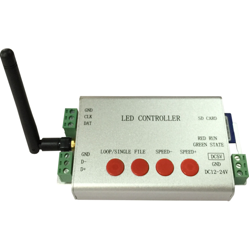 wifi controller LED controller wifi wireless magic color full color DMX512 soft light bar controller wifi controller LED controller wifi wireless magic color full color DMX512 soft light bar controller