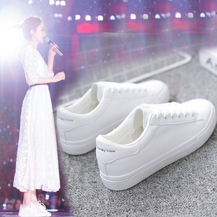 Улица DDOQ дробь белые туфли ЖЕНЩИНА 2022. новый сеть красная женщина Обувьсот да корейский студент белые туфли весна обувь 6869