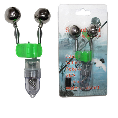 LED钓鱼电子夜光铃铛灯钓鱼信号灯鱼铃夜钓海竿报警器渔具批发|ru