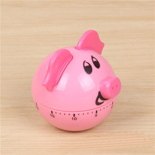 Cartoon timer flat pig timer mechanical timer home appliance mechanical kitchen reminder