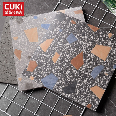 Simplicity Terrazzo ceramic tile 800*800 wear-resisting non-slip a living room TOILET kitchen floor tile Restaurant To fake something antique Wall tile