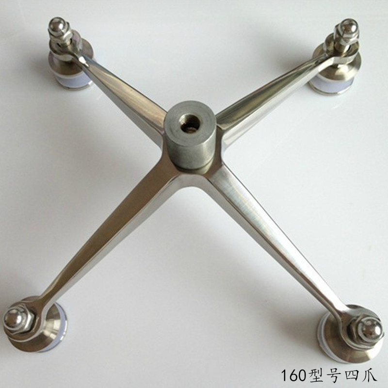 Proud titanium 304 Stainless steel railing Column Stair handrail parts 160 Series of four claw SPIDERS claws