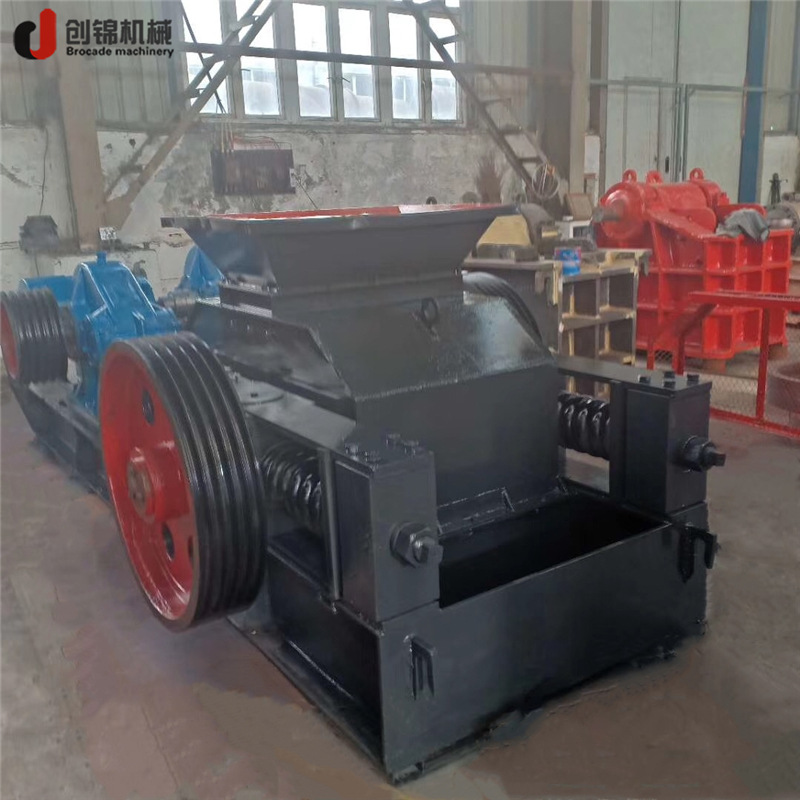 批发建筑垃圾双辊破碎机 碳化硅对辊破碎机 耐火材料对辊式破碎机