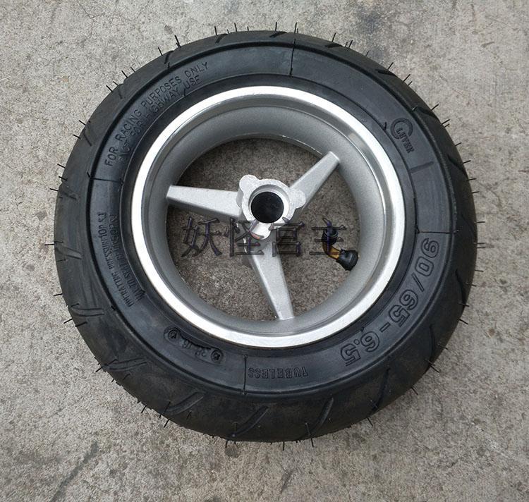 49CC mini car accessories small sports car wheel hub front 90/65-6.5 rear 110/50-6.5 wheel inner and outer tire