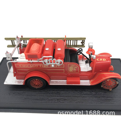 Реалистичная модель автомобиля, масштаб 1:72, США, пожарная машина