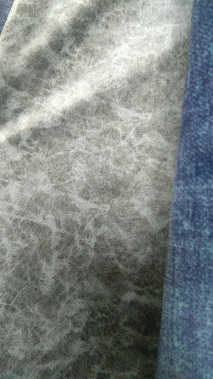 云雾裂纹错条线条数码印花绒布复合沙发面料 南美沙发布处理加工