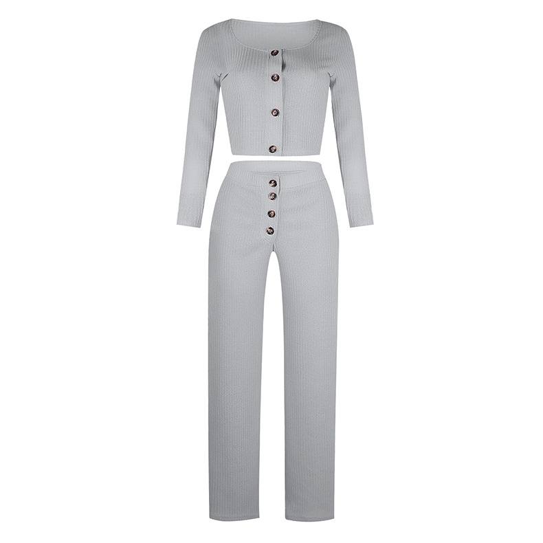 women's new hot style long-sleeved cardigan Slim button casual suit NSKX6234