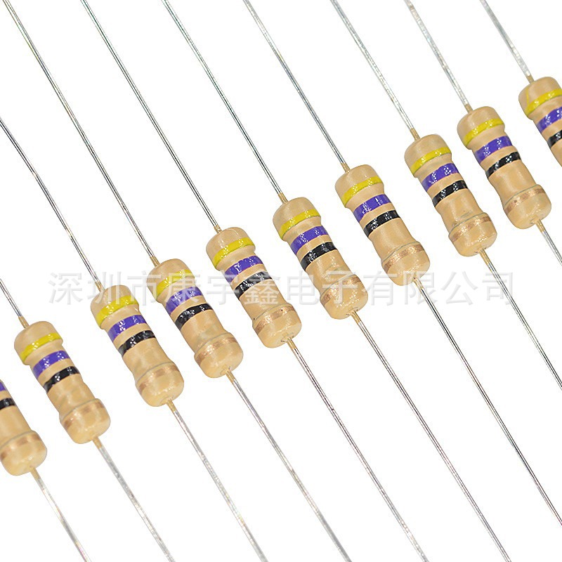 厂家供应热敏电阻CF碳膜电阻/色环电阻 1W2W3W5W40KR100R200R0.5R