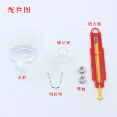 科學實驗器材 組裝測力器 科技小製作 水的浮力 拉力器  DIY 玩具