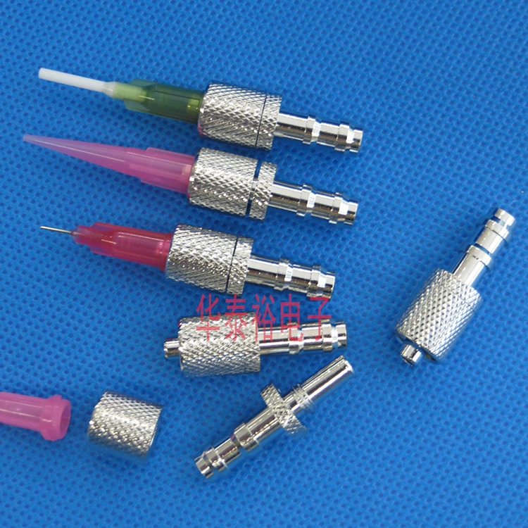 Металлический стандартный Рурский разъем иглы с воздушной дувкой конвертер головки шприца удлинителя иглы соединительной головки клея фитинги
