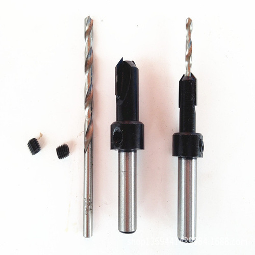 Anrui tools woodworking hole opener punching countersunk hole drill bit alloy salad drill screw step drill taper hole