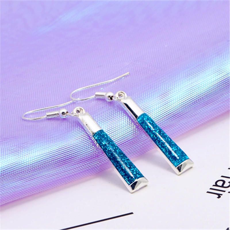 Прямоугольные серёжки, желание, ebay