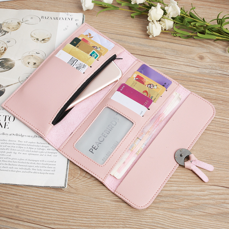 Korean Multi-card Metal Buckle Clutch display picture 28