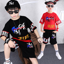 童装男童夏装套装中大童女童2021新款夏款韩版儿童街舞酷炫运动服