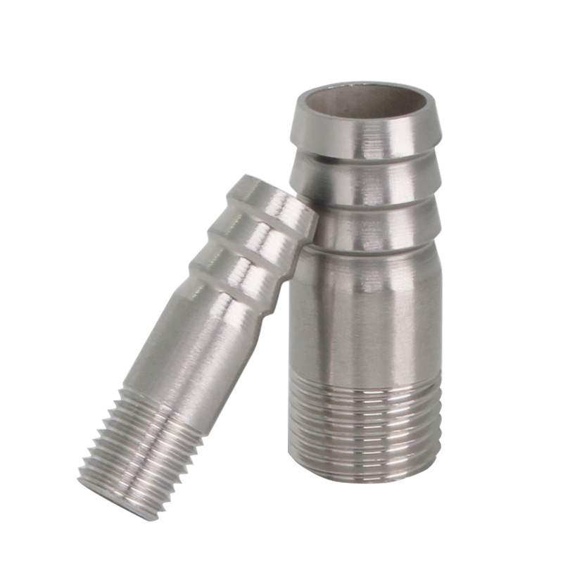 304不锈钢外丝宝塔接头直通水管软管螺纹标准水箱配件4分6分1寸