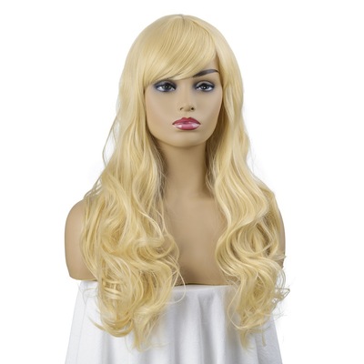 Wavy Hair Wigs Pelucas de pelo ondulado Parrucche capelli mossi Wig wig wig long hair synthetic wigs headgear
