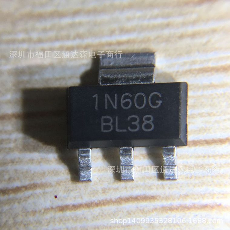 1N60G-AA3-R 1N60G 1N60 SOT-223 600V 1.2A MOS场效应管全新原装