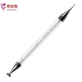 新品带钻双用花磁笔点钻笔带钻点花针造型笔亚克力钻杆