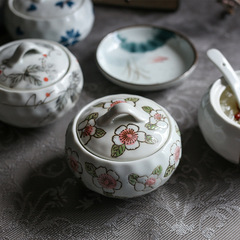 The Koto Cover Bowl from the Kashiwada Miyuki Series - Japanese High-Temperature Underglaze Ceramic Home Tableware