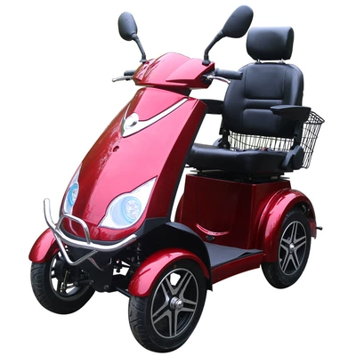 Foreign Trade New Export Electric Tricycle Four-Wheel Scooter for the Elderly Disabled Motorcycle Scooter for Home Use (Elektrikli skuterlər)
