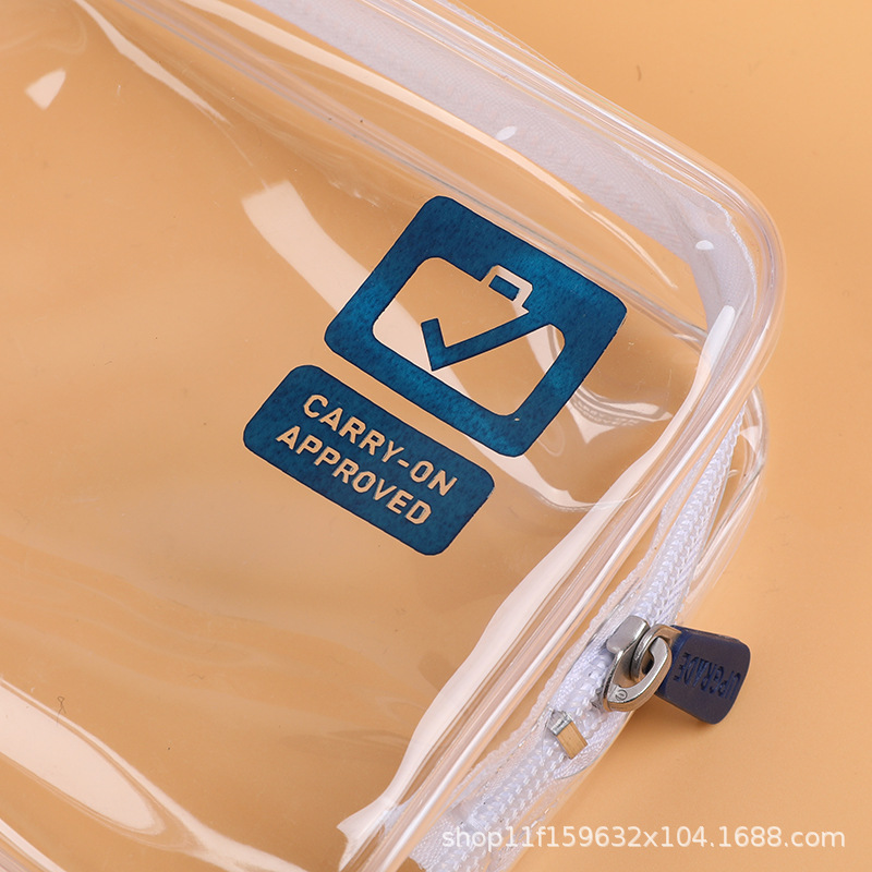 Customized transparent three-dimensional PVC bags, handbags, plastic cosmetics, zipper bags, toiletry bags, storage bags, wholesale and customization pic 10