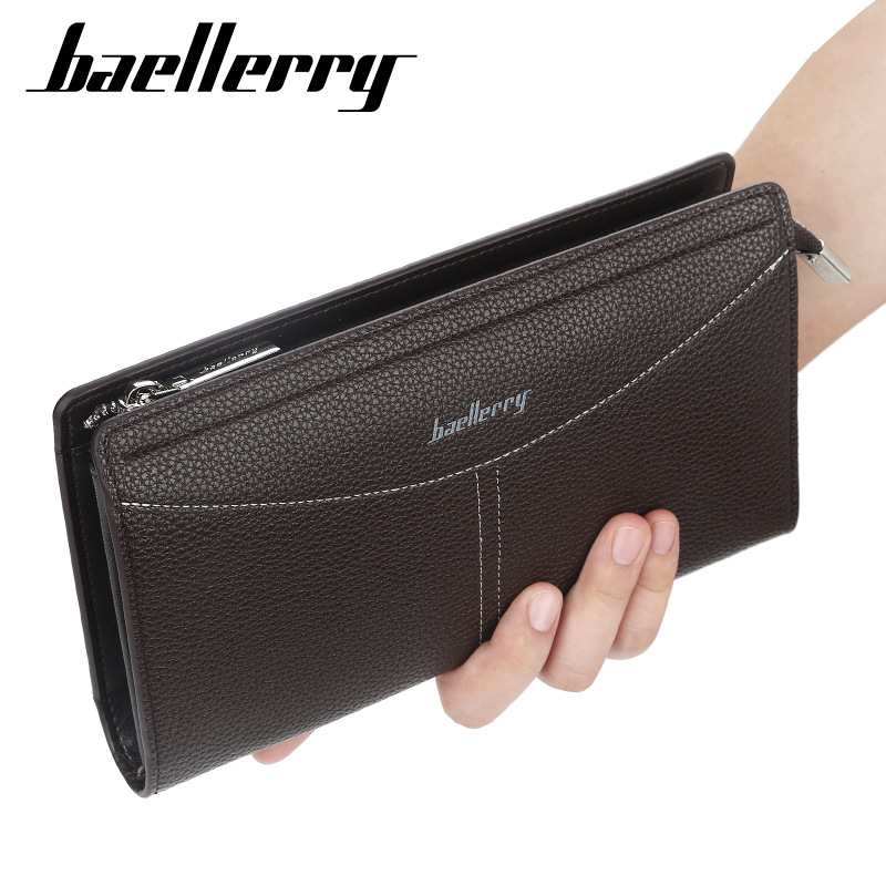 baellerry men's long wallet European and...