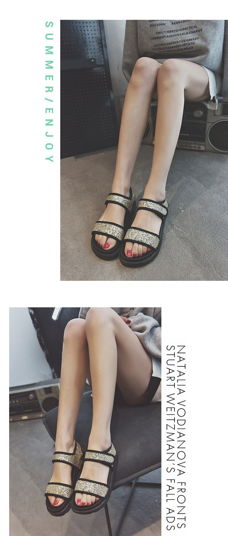 Chaussures été pour femme en Caoutchouc - Ref 3346656 Image 12