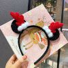 Christmas red decorations, hairgrip, cartoon headband, props, Birthday gift