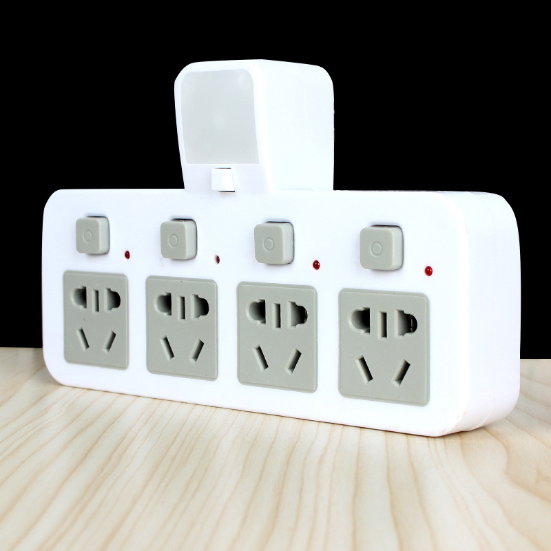 multi-function A turn Many usb charge converter socket switch Nightlight lightning protection Conversion plugs