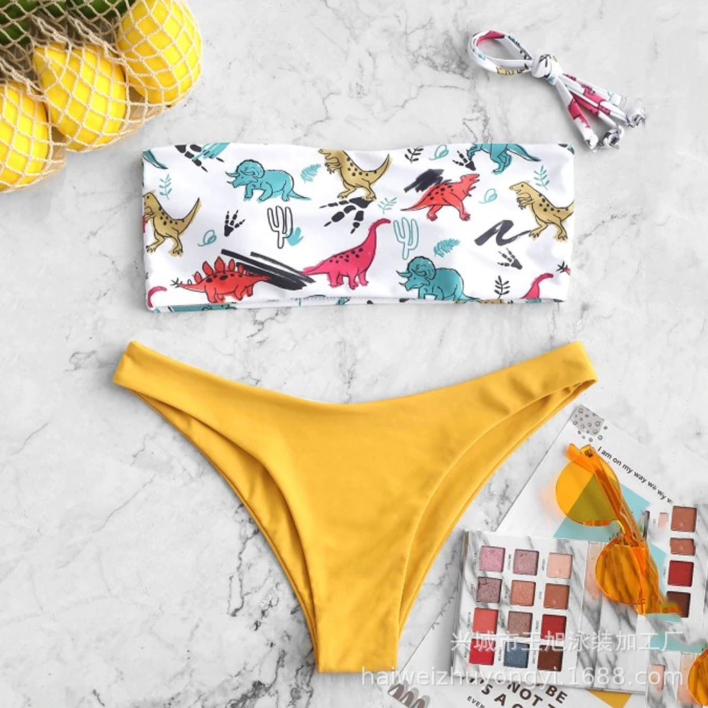 Swimsuit Women's European and American New Sexy Split Bikini Foreign Trade Small Fresh Amazon AliExpress Swimsuit