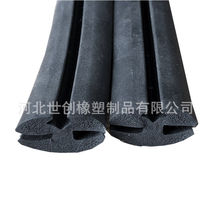 三元乙丙橡胶门窗密封条 三口玻璃嵌条 柜门嵌条