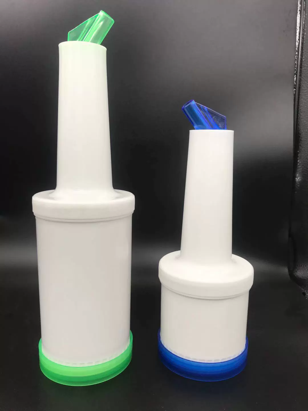 果汁桶果汁瓶 1升塑料果汁壶 酒吧吧台适用酒具 花式调酒用具