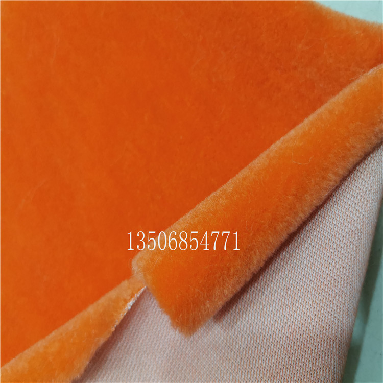 900g全羊毛大衣抱枕真皮毛面料 144F长毛绒直毛