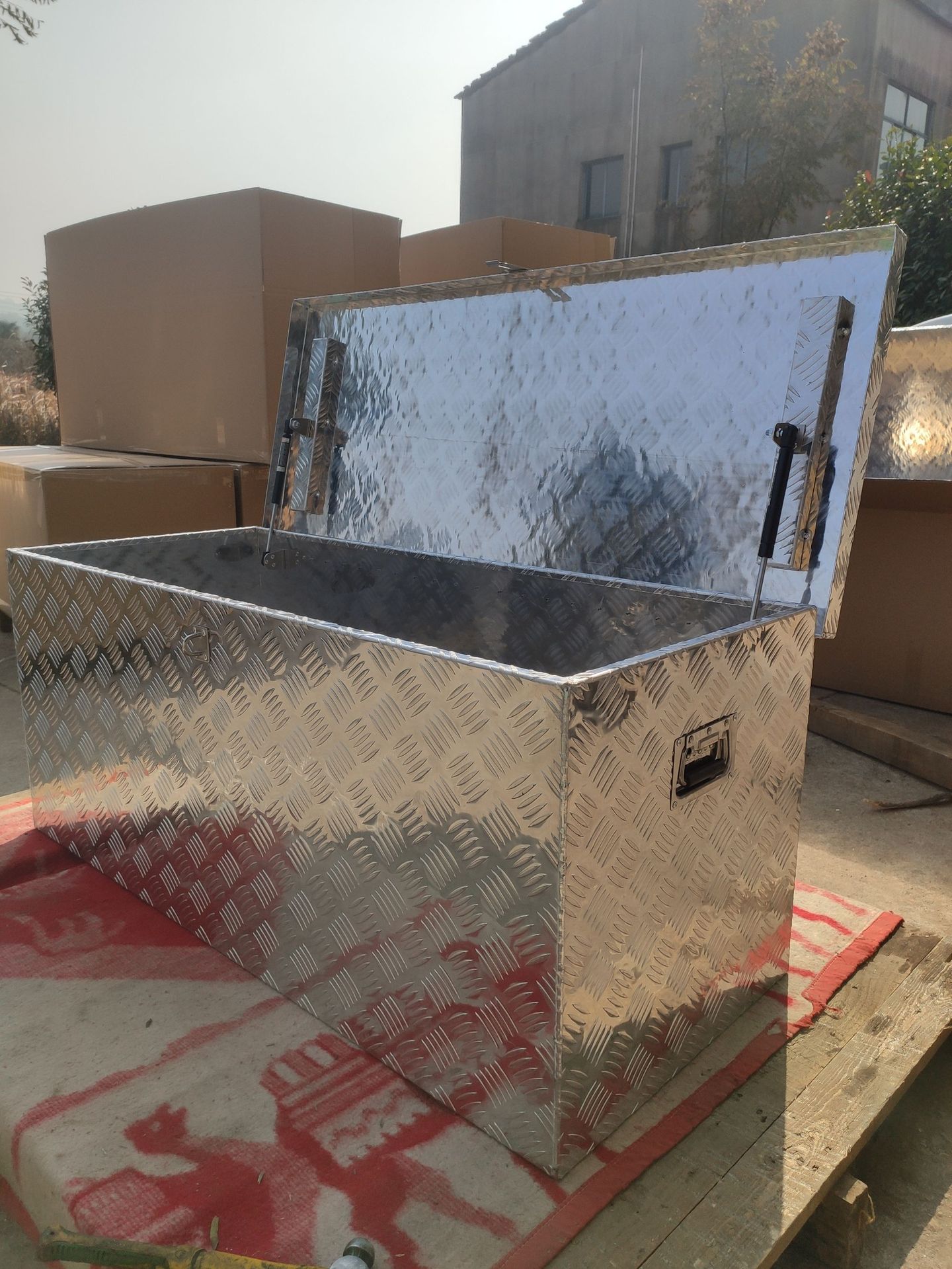 铝箱储物箱定制 航空箱工具箱 数控冲折弯焊接加工 钣金加工定做