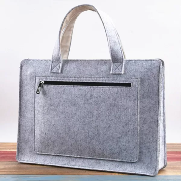 Wholesale custom home travel simple portable shopping bag multi-function kit felt computer protective cover